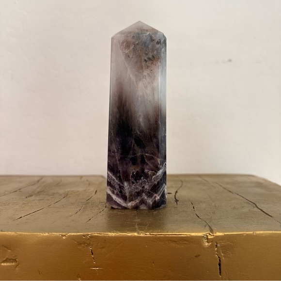 Lepidolite Crystal Tower/Amethyst Crystal Tower-7” tall - Picture 5 of 11